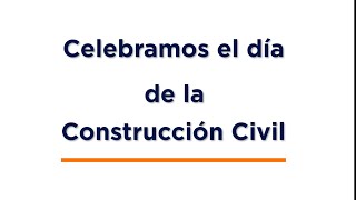 Feliz día de la construcción civil - GRUPO MG