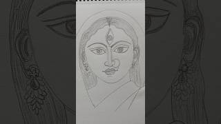 Maa Durga Drawing 🙏#shorts #art#drawing#durgapuja#youtubeshort