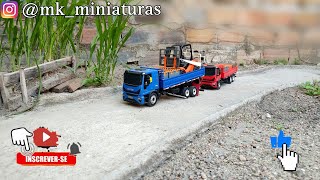 viajando com meu Iveco #miniaturasdecaminhão #brinquedos #miniaturas #minis #fazenda