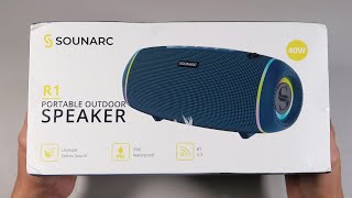 Sounarc R1 Portable Bluetooth 5.3 speakers unboxing