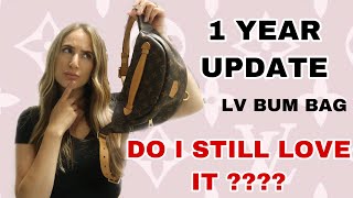 LV BUM BAG 1 YEAR WEAR AND TEAR + UPDATED REVIEW