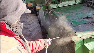 It Feels Like Spring So We Take Advantage! | Cleaning Farm Equipment (episode #31)