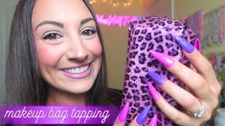 ASMR Tapping on My Makeup Bag Collection 💄👝