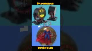 Palomeras Batman y Superman Cinépolis. 100 Años Warner Bros.