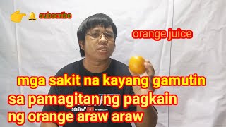 how to eat orange