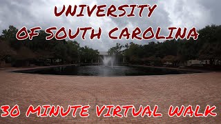 Virtual treadmill Walking - 30 Minute Walk at the University of South Carolina