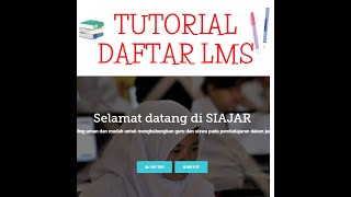 TUTORIAL CARA MASUK KELAS MPLS DI LMS SEAMOLEC