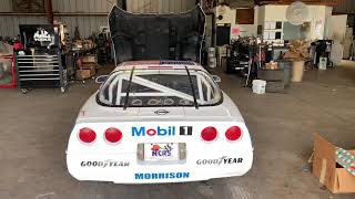 1990 Corvette Challenge ESCORT by Tommy Morrison Cold Start/Walk Around