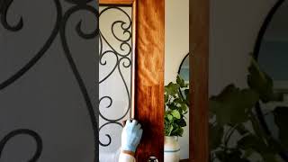 Front Door Wood Staining Minwax Old Masters Red Mahogany