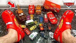 🚗Looking for Lighnting McQueen Crocs Slippers Pixar Cars: Mater, Tor Mentor, Snot Rod, Chick Hicks