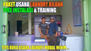 FREE INSTALASI DAN TRAINING ! Review paket usaha laundry kiloan Cikarang Kab.Bekasi | Peluang Usaha