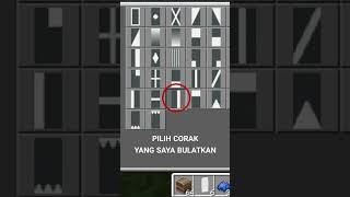 Cara Buat Bendera Sabah Di Minecraft PE #minecraft #shorts #malaysia