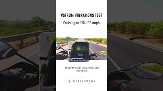 #vstrom has the least vibrations 😎 #suzukivstrom #vibrations #highspeed #rider #automobile