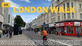 London walk |Worthing Town Centre 4K