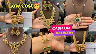 latest 1 gram gold jewellery models 🌹Cash On Delivery 👉WhatsApp 9848716706 #viralvideo