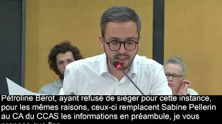 Conseil municipal - 27 juin 2024