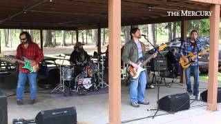 Band performs during EarthFest at Boyertown Community Park. Hundreds gathered for the celebration Sa