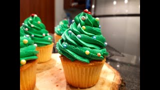 CUPCAKES NAVIDEÑOS / CUPCAKES DE PIÑA