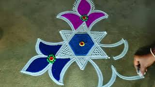 Aayutha poojai star padikolam🌻32 saraswati puja kolam🌻Navaratri festival mugguludesign🌻