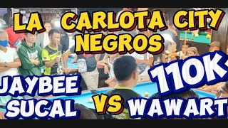 dumayo sa LA carlota 🎱 negros🏆 jaybee sucal 🆚 wawart race14