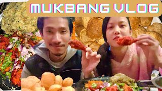 Mukbang vlog || spicy panipuri challenge || chicken leg piece @MirmilyHansepisvlog