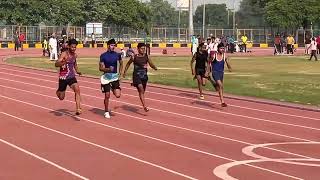 100 meter Final U-19 School Games at War Heros Stadium Sangrur 18/10/2024