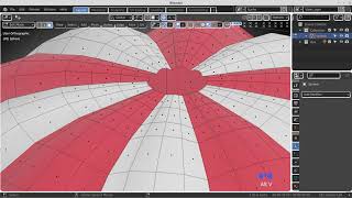 Blender 2.91.0 Alpha: Modelling a hot-air balloon hull