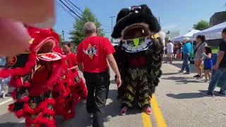 Parading to the stage | Aug 20, 2023 #liondancekid