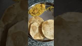 lakshmi puja special dinner | niramish aloo dum , poori , mirch ka achar and kalakand #shorts