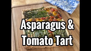 EASY ASPARAGUS AND TOMATO TART