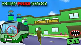 Zombie Police Station 🧟‍♂️🚔| Dude Theft Wars 😲 | Dude fun 💥 #436