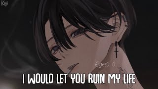 「Nightcore」→ ruin my life (Lyrics) by Gun Boi Kaz