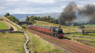 Ill-fated Black Five 44932 Steams Over the S&C Before Failure!