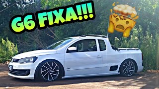 Saveiro G6 na suspensão fixa!!! (FECHADO DE SOM!!!)