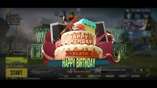 Happy birthday to me Thank you pubg mobile