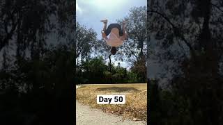 Day 50 of doing a backflip everyday