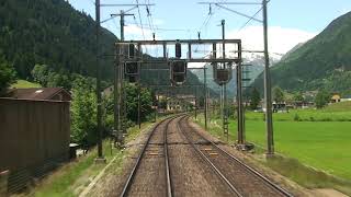 6/7 Gotthardbahn linea  s. Gottardo cap ride