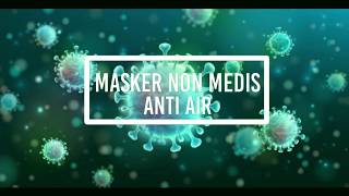 Masker Anti Air | Masker Non Medis | Penutup Mulut Dan Hidung