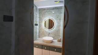 Wash Basin Design | Interior Designers In Pune | Decorich Interiors #interior #shorts #music #pune