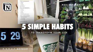 *THAT GIRL ROUTINE!* - 5 HABITS THAT HAVE CHANGED MY LIFE! *productivity and success.