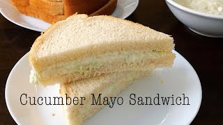 How to make Cucumber Mayonnaise Bread Sandwich l Simple and easy Steps l Delicious and Refreshing