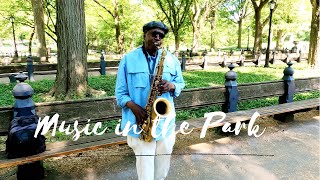 Ralph Williams, Saxophone player in Central Park 4K Ultra HD