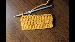 half double crochet - how to start a new row #8