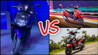 TVS Ntorq VS Honda Grazia VS Yamaha RayZr : Detailed Comparison | SC Moto