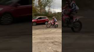 HONDA CRF450R FLY BY!! #honda #dirtbike #sand #flyby #2023 #450 #redbull