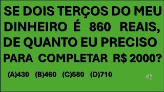 MATEMÁTICA QUESTÃO DE CONCURSOS E PROVAS. Ivs  Matemática Exatas..