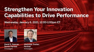 Webcast: Strengthen Your Innovation Capabilities to Drive Performance