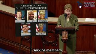 Congresswoman Kaptur Floor Speech Tribute To Fallen Servicemembers