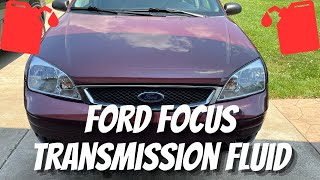 How To Change Transmission Fluid 2000-2007 Ford Focus 2.0L | Easy DIY Fluid Change