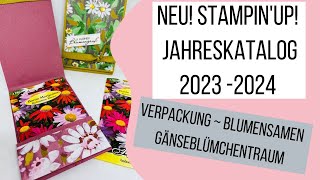 NEU! ~ Verpackung mit cherful daisies ~ Gänseblümchentraum ~ Neuer Katalog 2023/24  ~ Stampin'UP!